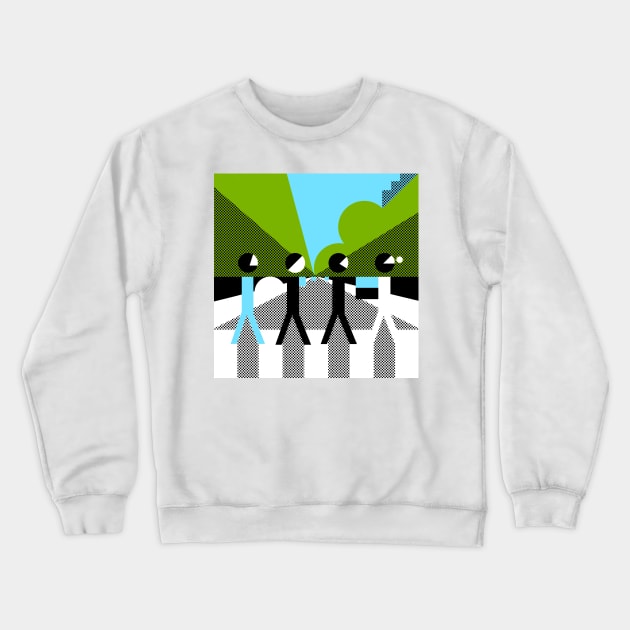 BEATLES  ABBEY ROAD Crewneck Sweatshirt by SHAPE ROCK T